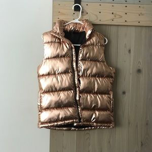 Rose Gold Puffer Vest